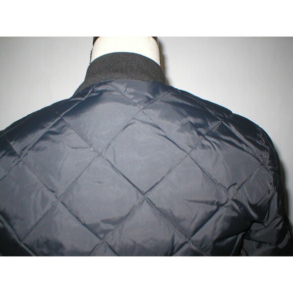 New NWT $298 Womens Puffer Bomber Jacket Designer True Religion Jeans Black XS - Picture 5 of 10